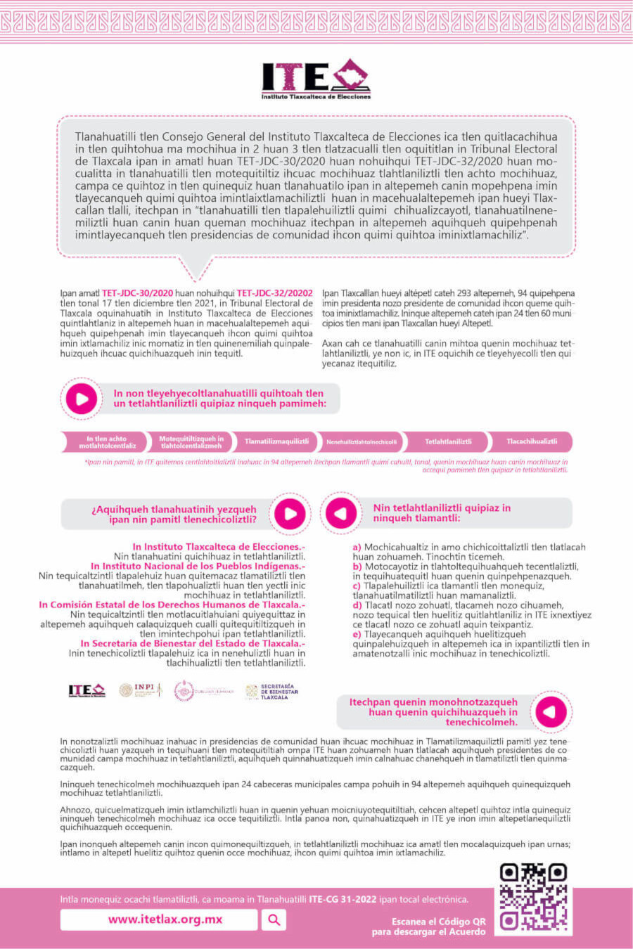 ACUERDO ITE-CG 31-2022-NAHUALT